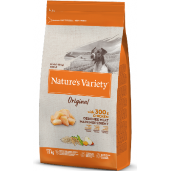 Nature Variety Original Cão Adulto Mini Frango 1,5kg